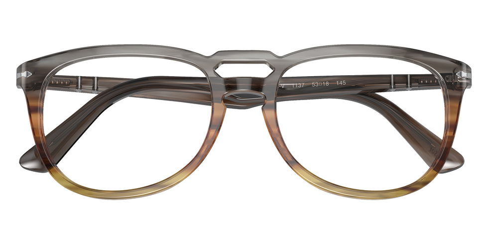 Persol PO3278V 1137 51 - Striped Gray Gradient Brown #id:po3278v1137_s:100125