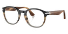 Persol PO3284V 1135 50 - Black Cut Net Striped Brown Cut Net Gray #id:po3284v1135_s:100105