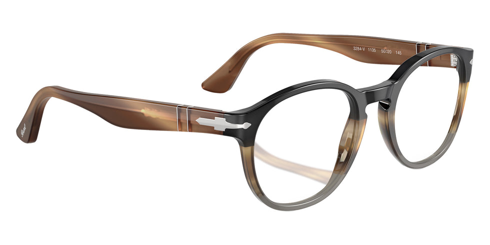 Persol PO3284V 1135 50 - Black Cut Net Striped Brown Cut Net Gray #id:po3284v1135_s:100120