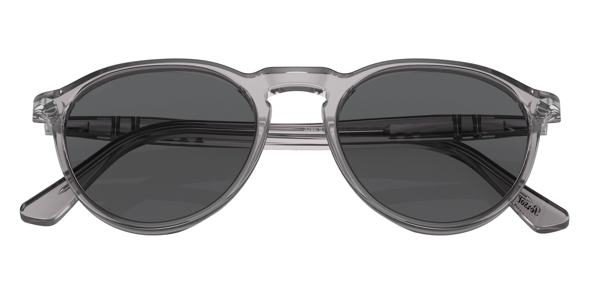 Persol PO3286S 309/B1 53 - Transparent Gray / Dark Gray #id:po3286s309b1_s:112125