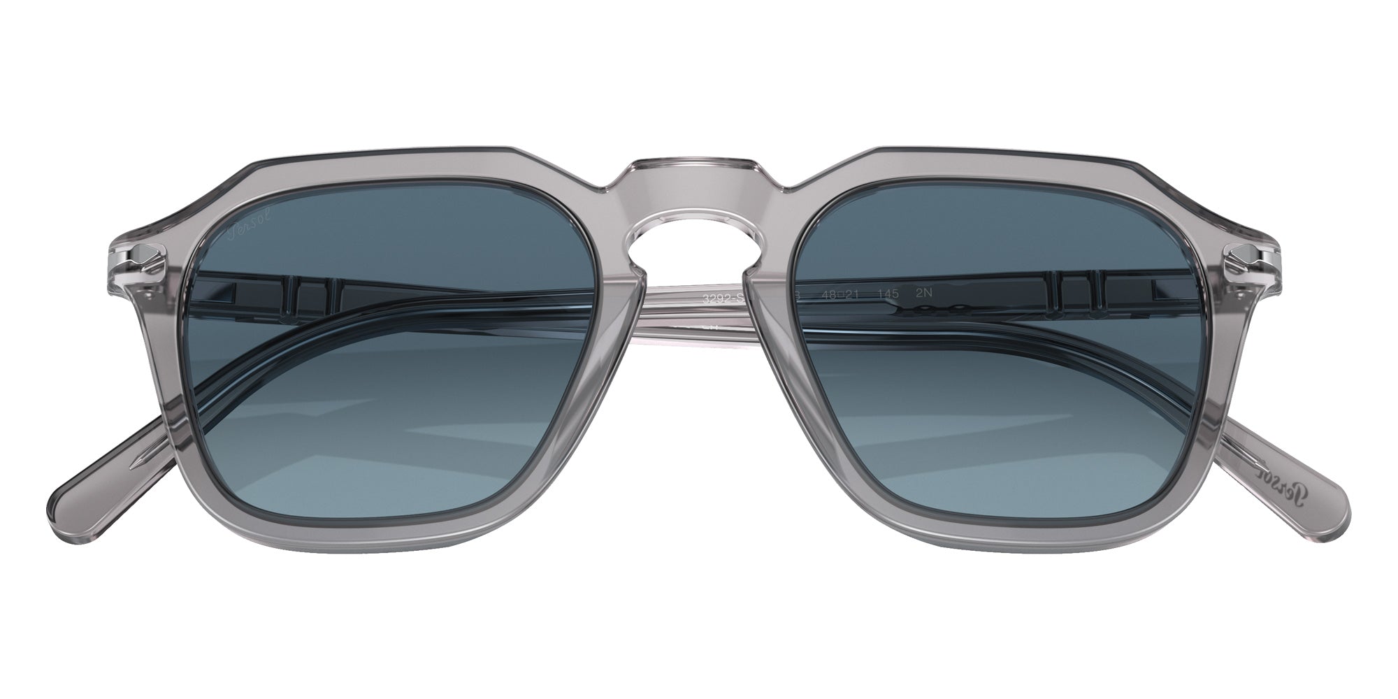 Persol PO3292S 309/Q8 50 - Transparent Gray / Azure Gradient Blue #id:po3292s309q8_s:108120