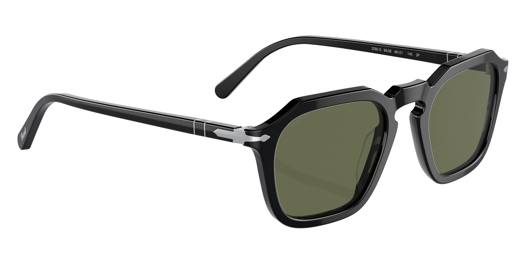 Persol PO3292S 95/58 50 - Black / Polarized Green #id:po3292s9558_s:114125