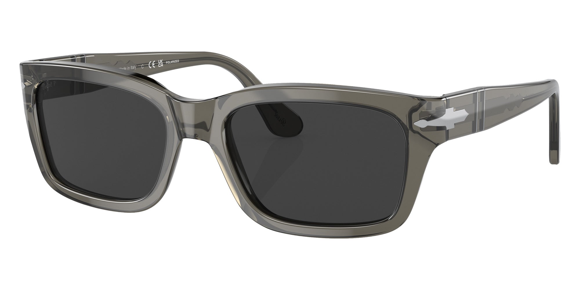 Persol PO3301S 110348 57 - Opal Smoke / Dark Gray Polarized #id:po3301s110348_s:100105