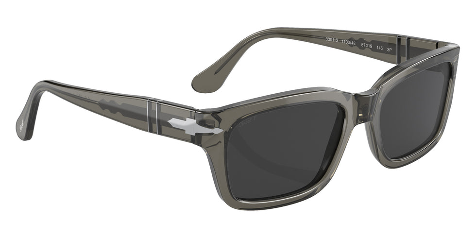 Persol PO3301S 110348 57 - Opal Smoke / Dark Gray Polarized #id:po3301s110348_s:100125