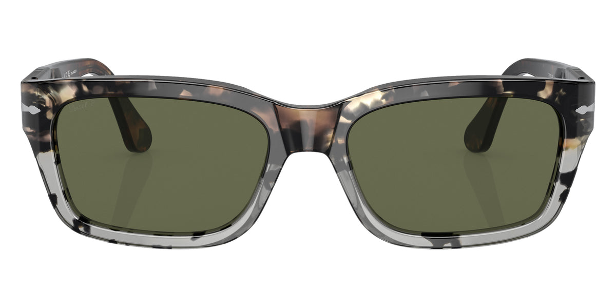 Persol PO3301S 115958 54 - Brown Cut Gray Tortoise / Green Polarized #id:po3301s115958_s:100100