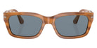 Persol PO3301S 960/56 57 - Striped Brown / Blue #id:po3301s96056_s:100100