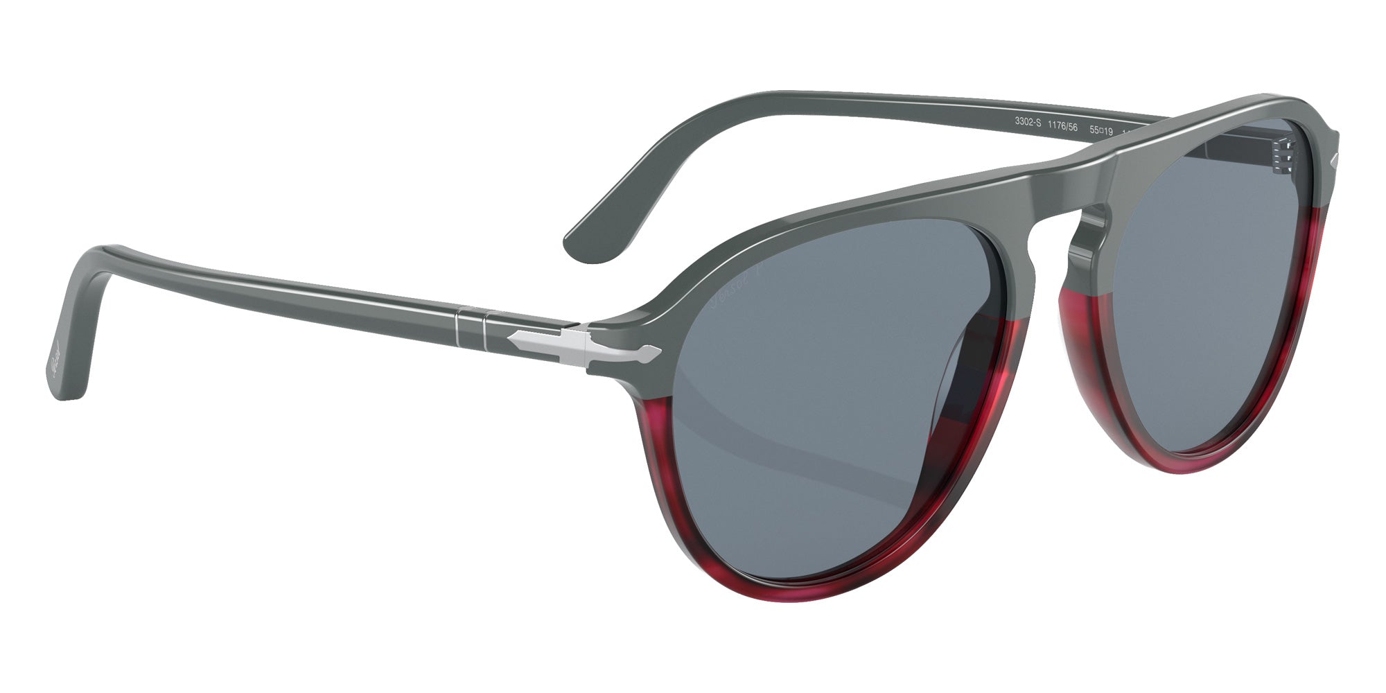 Persol PO3302S 117656 55 - Gray / Light Blue #id:po3302s117656_s:102125