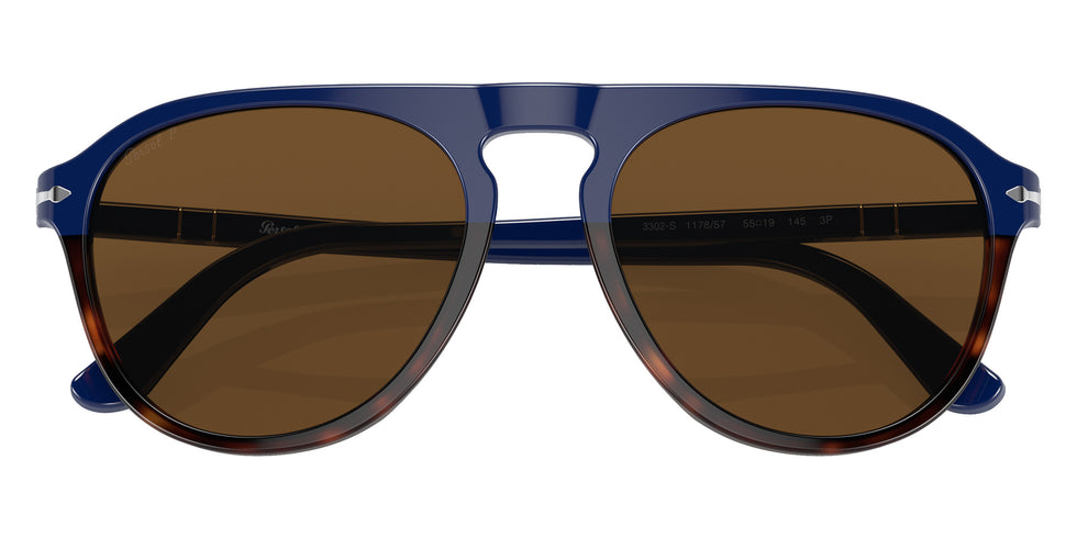 Persol PO3302S 117857 55 - Blue / Brown Polarized #id:po3302s117857_s:104120