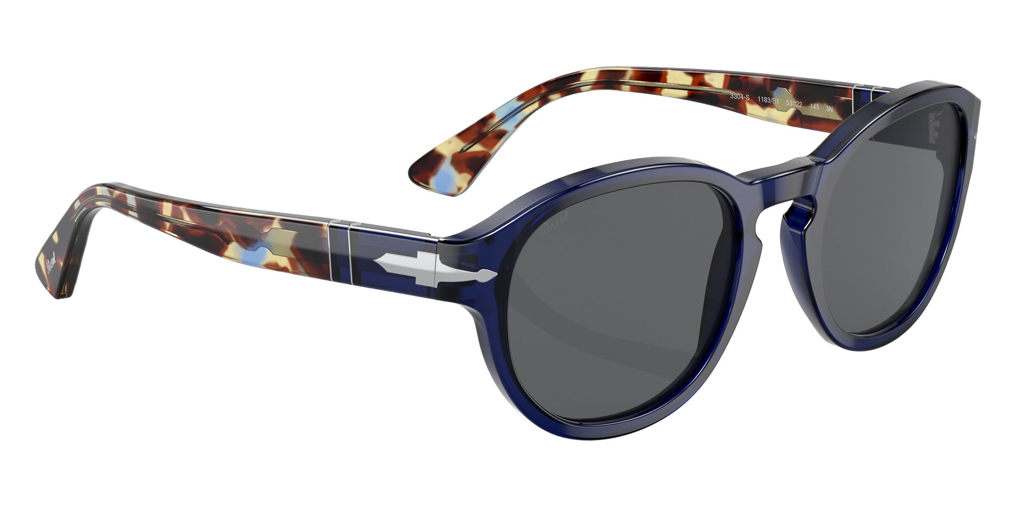 Persol PO3304S 1183B1 50 - Opal Blue / Dark Gray #id:po3304s1183b1_s:100125