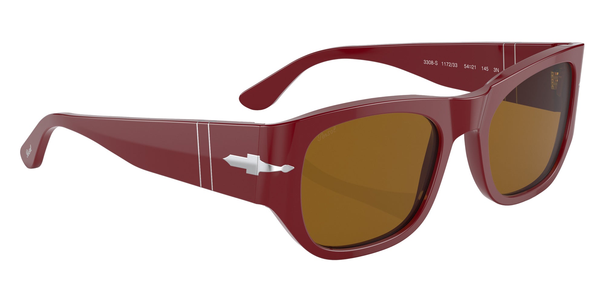 Persol PO3308S 117233 54 - Bordeaux / Brown #id:po3308s117233_s:100120