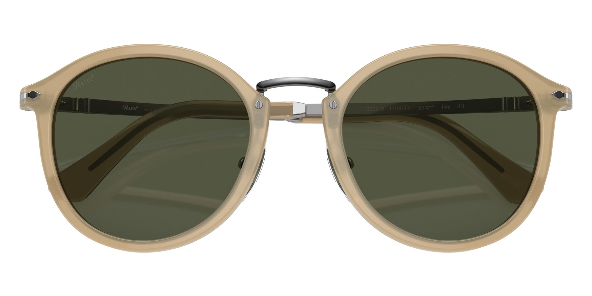 Persol PO3309S 116931 53 - Beige Opal / Green #id:po3309s116931_s:100125