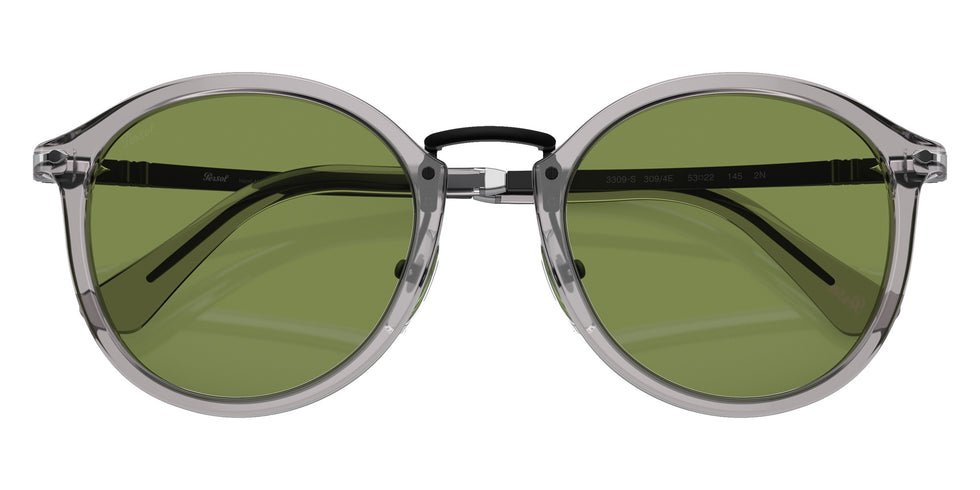 Persol PO3309S 309/4E 51 - Transparent Gray / Green #id:po3309s3094e_s:100125