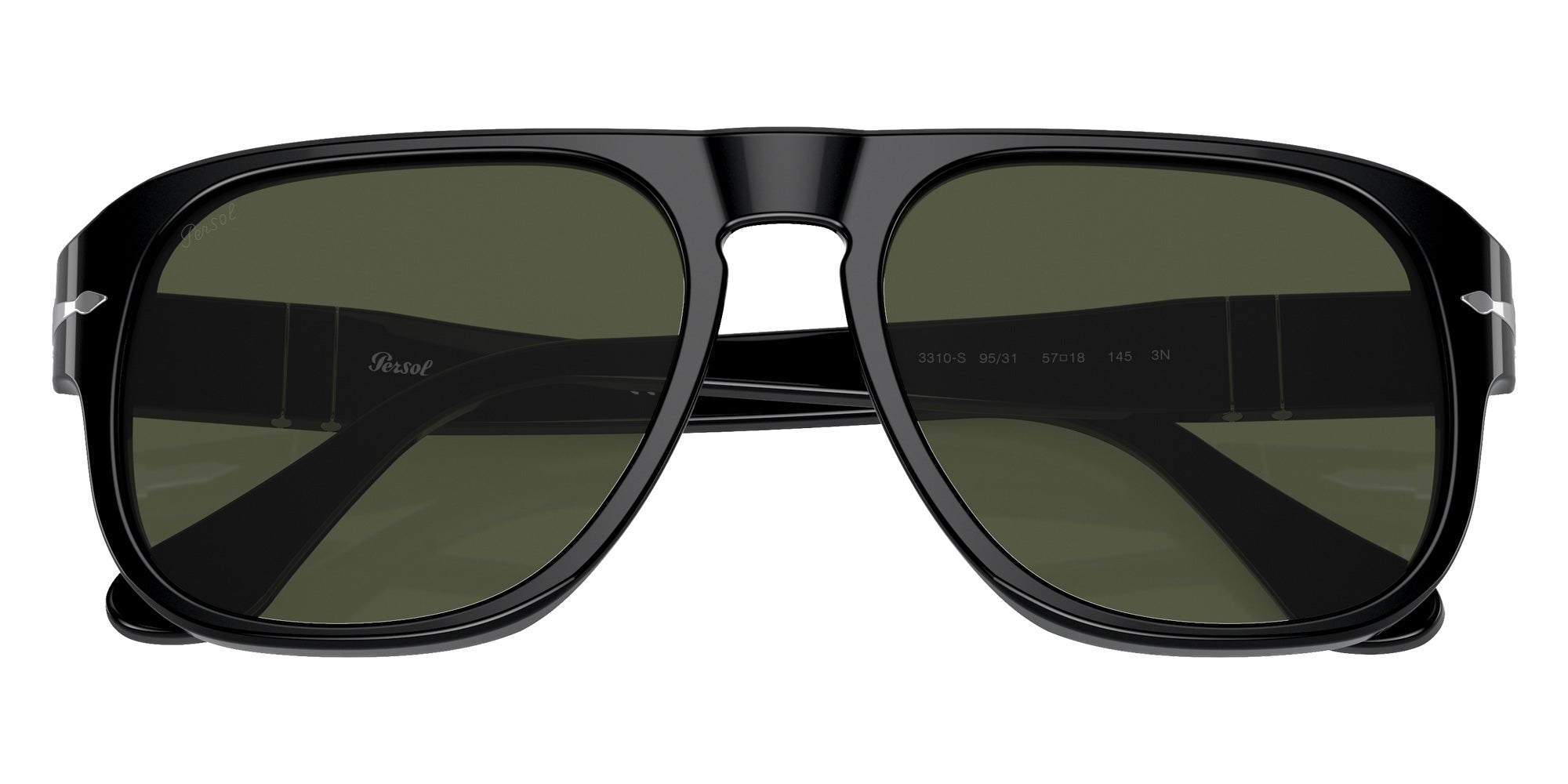 Persol PO3310S - Jean 95/31 57 - Black / Green #id:po3310s9531_s:102125