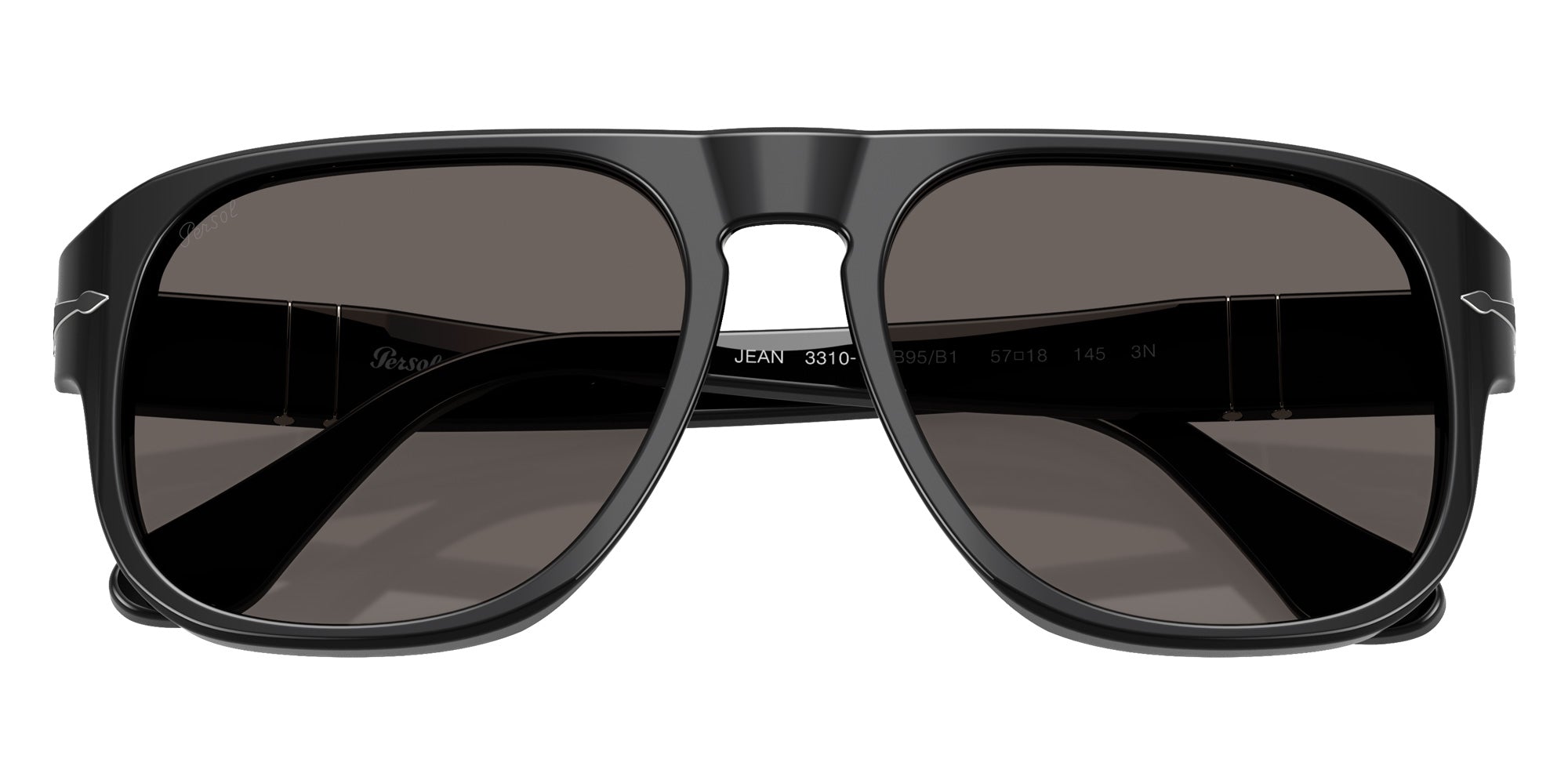 Persol PO3310S - Black Arrow B95/B1 57 - Black / Dark Gray #id:po3310sb95b1_s:100125