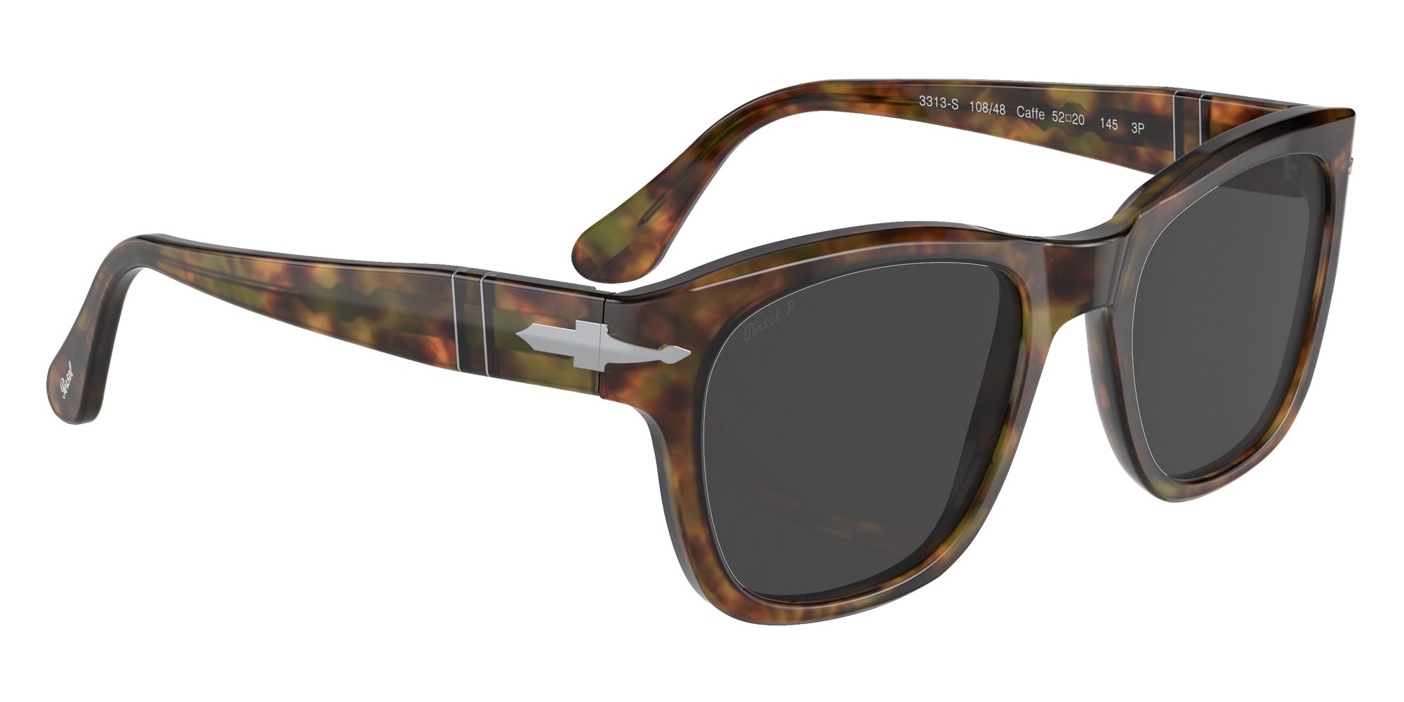Persol PO3313S 108/48 52 - Caffe / Polarized Black #id:po3313s10848_s:100120