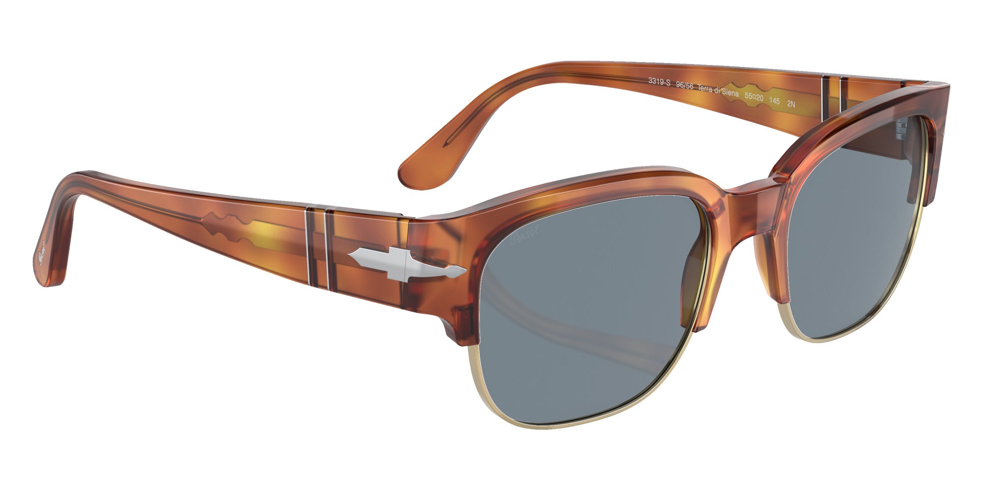 Persol PO3319S - Tom 96/56 52 - Terra Di Siena / Light Blue #id:po3319s9656_s:102120