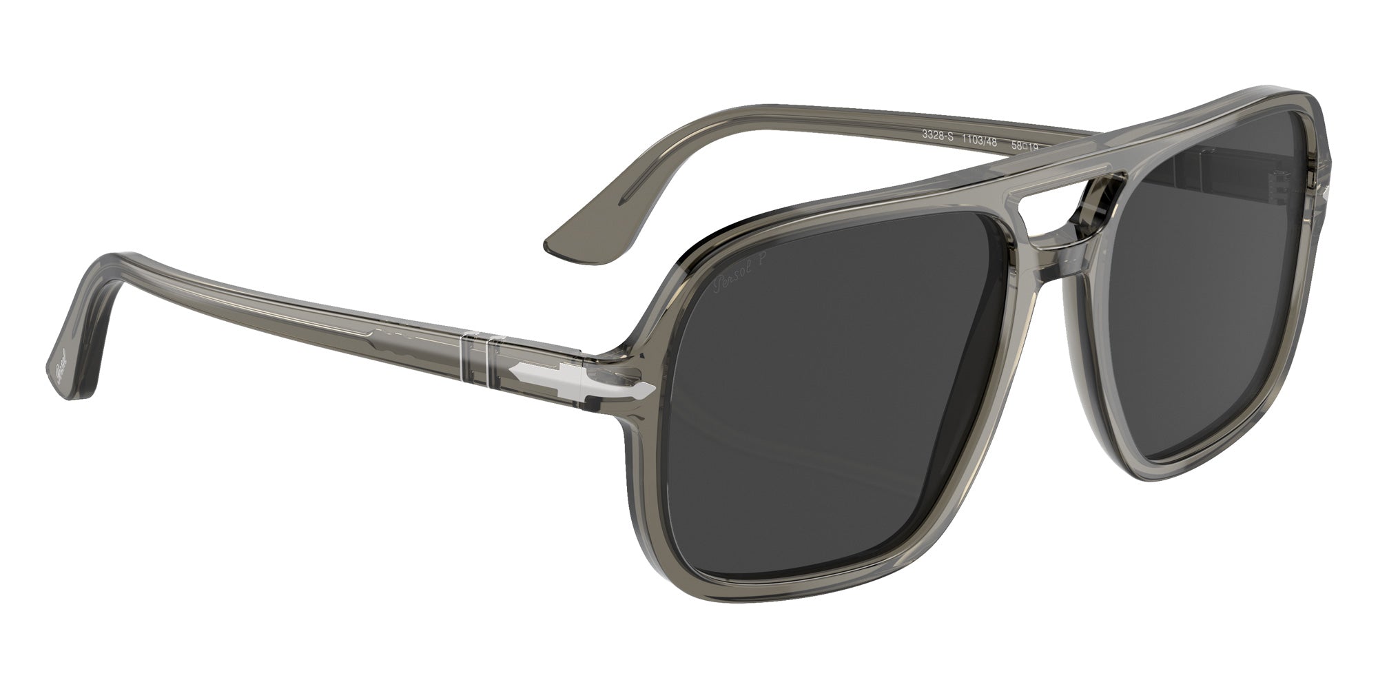 Persol PO3328S 110348 58 - Smoke / Polarized Black #id:po3328s110348_s:100120