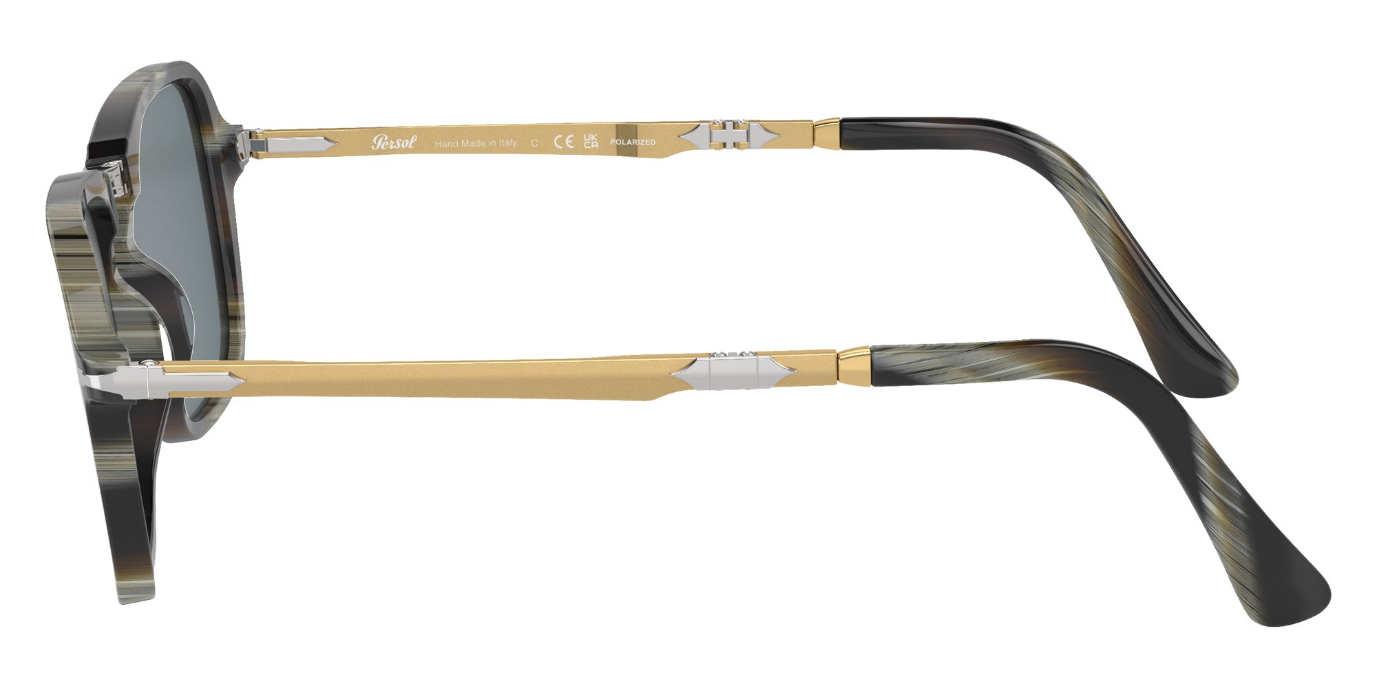 Persol PO3330S 12003R 51 - Green Horn / Blue Polarized #id:po3330s12003r_s:100110