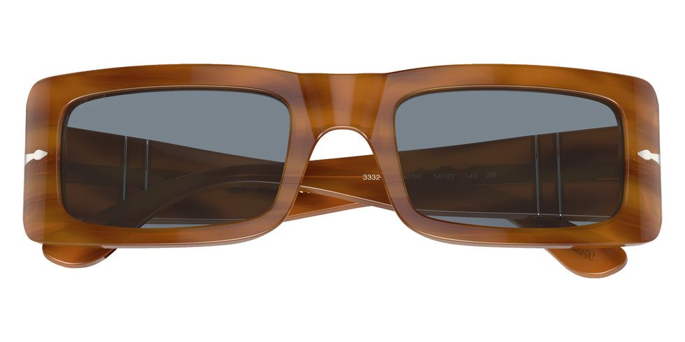 Persol PO3332S Francis 960/56 54 - Striped Brown / Light Blue #id:po3332s96056_s:100125