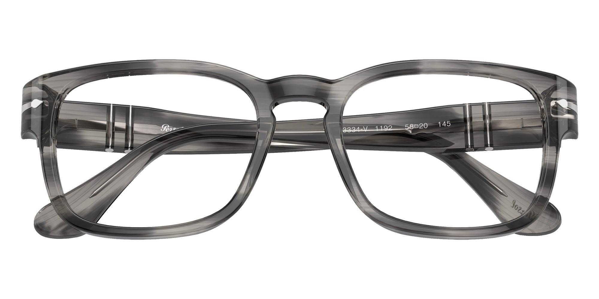 Persol PO3334V 1192 51 - Striped Gray #id:po3334v1192_s:100125