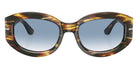 Persol PO3335S 938/3F 56 - Brown-Yellow Tortoise / Clear Gradient Blue #id:po3335s9383f_s:100100