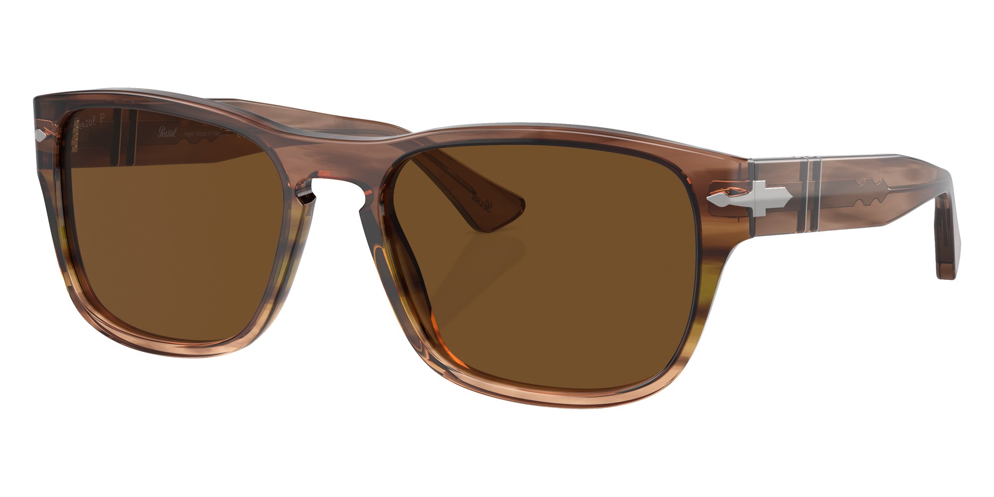 Persol PO3341S 120757 55 - Striped Brown Green #id:po3341s120757_s:100105