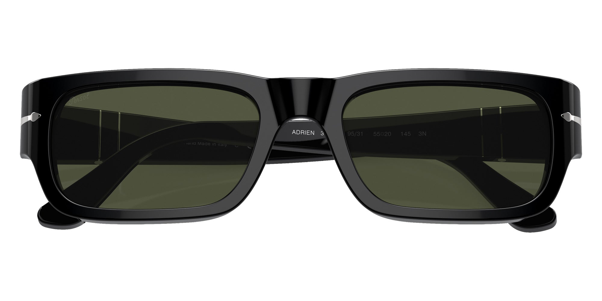 Persol PO3347S Adrien 95/31 58 - Black / Green #id:po3347s9531_s:100125