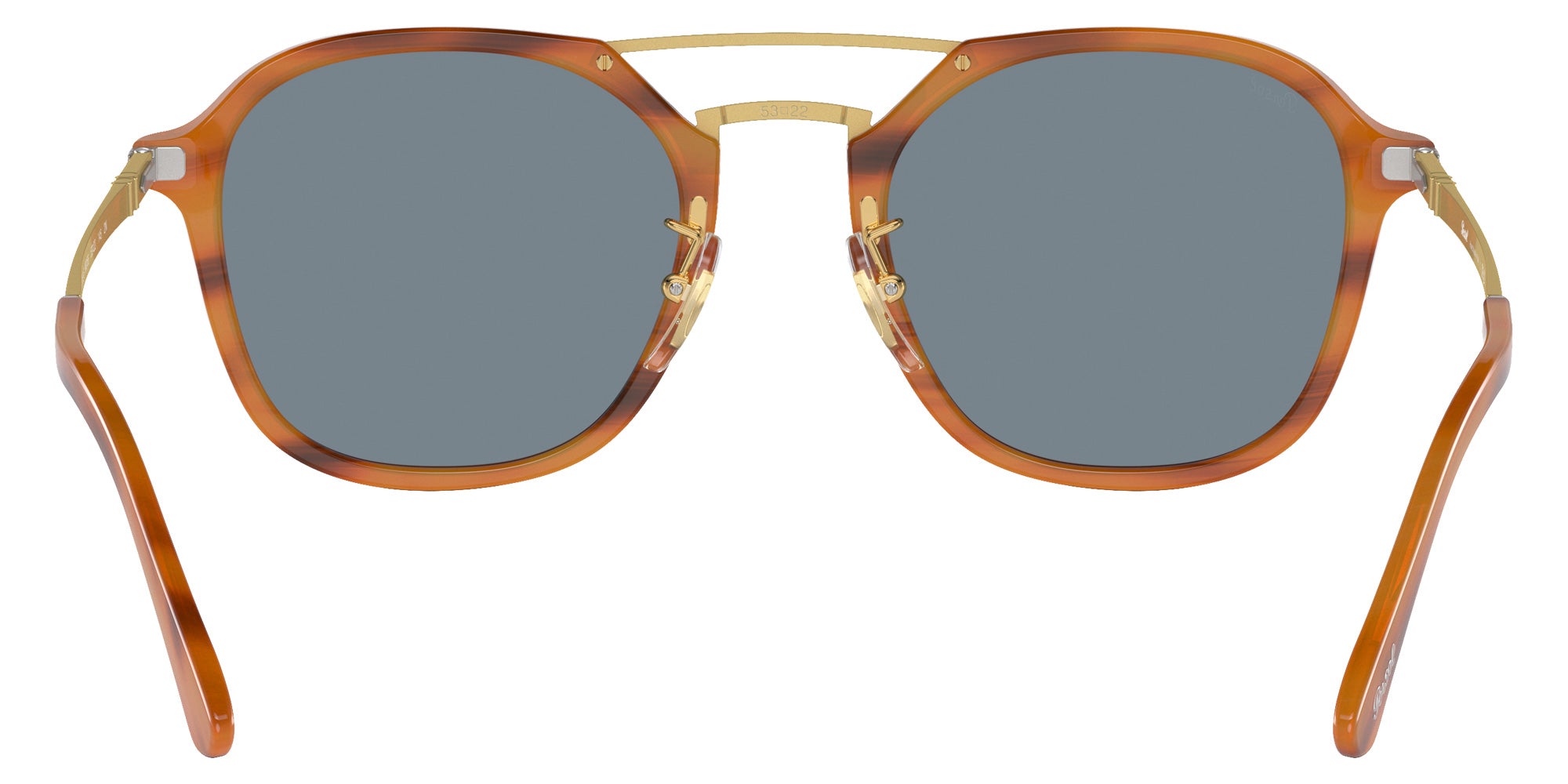 Persol PO3352S 960/56 55 - Striped Brown / Light Blue #id:po3352s96056_s:100115