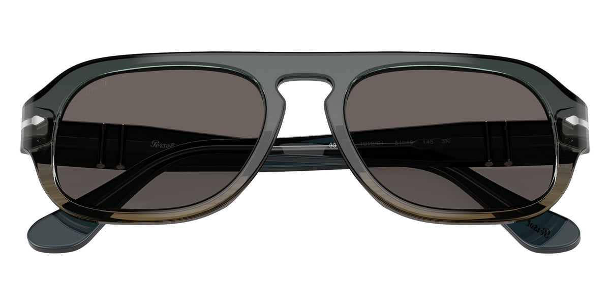 Persol PO3369S 1012B1 54 - Gray Striped Green / Dark Gray #id:po3369s1012b1_s:100125