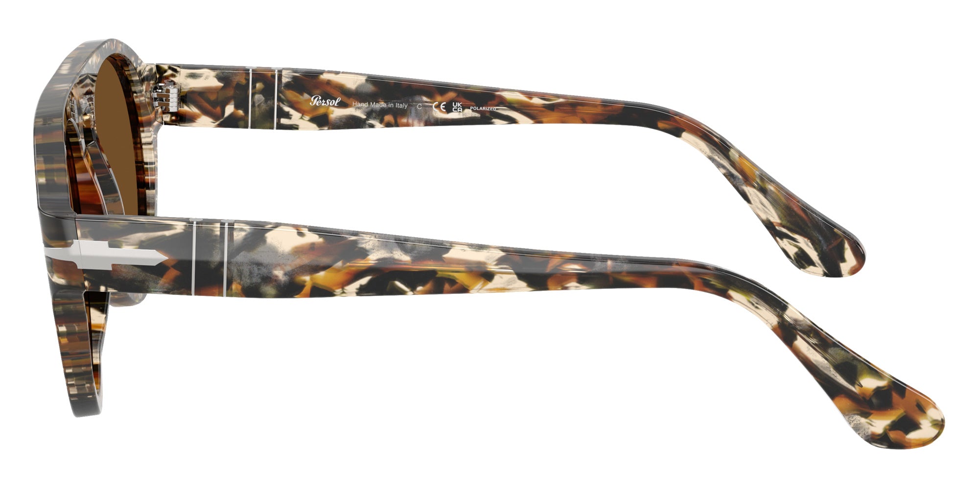 Persol PO3370S 122157 56 - Amber Brown/Pirate Black / Brown Polarized #id:po3370s122157_s:100110