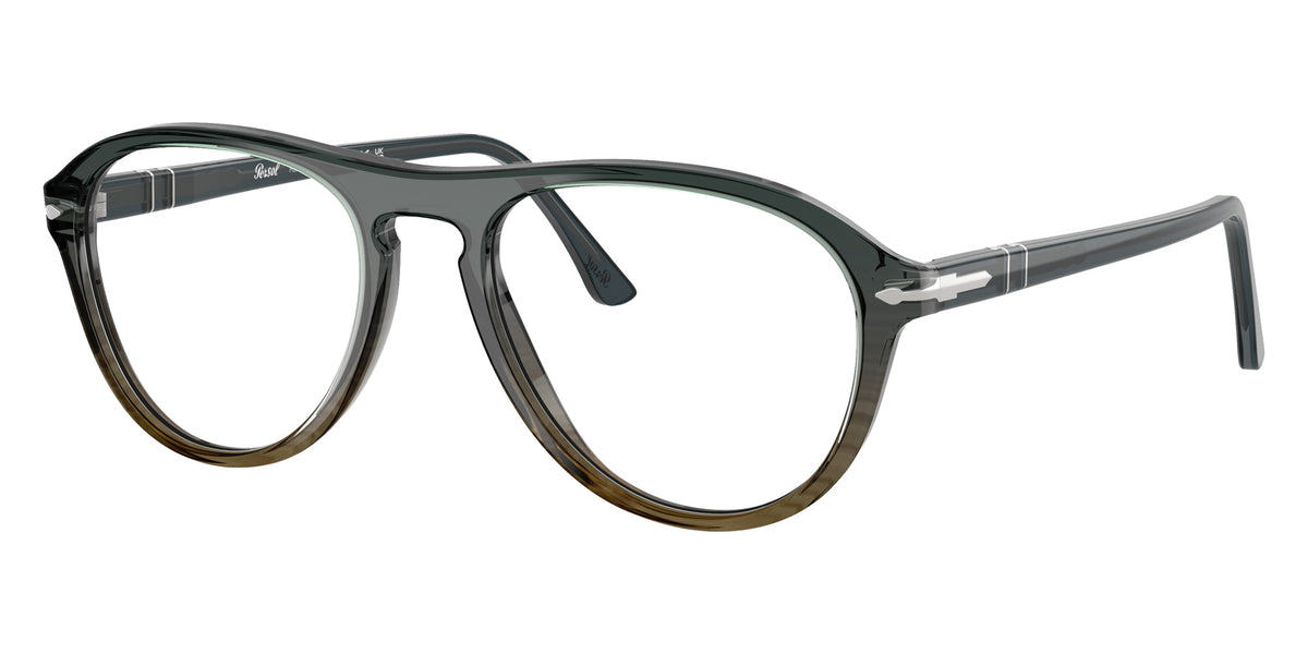 Persol PO3371V - Lynn 1012 53 - Gray Striped Green #id:po3371v1012_s:100105