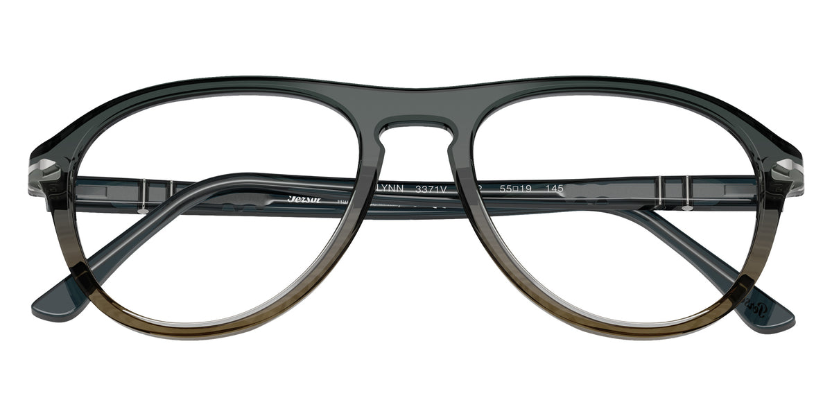 Persol PO3371V - Lynn 1012 53 - Gray Striped Green #id:po3371v1012_s:100125