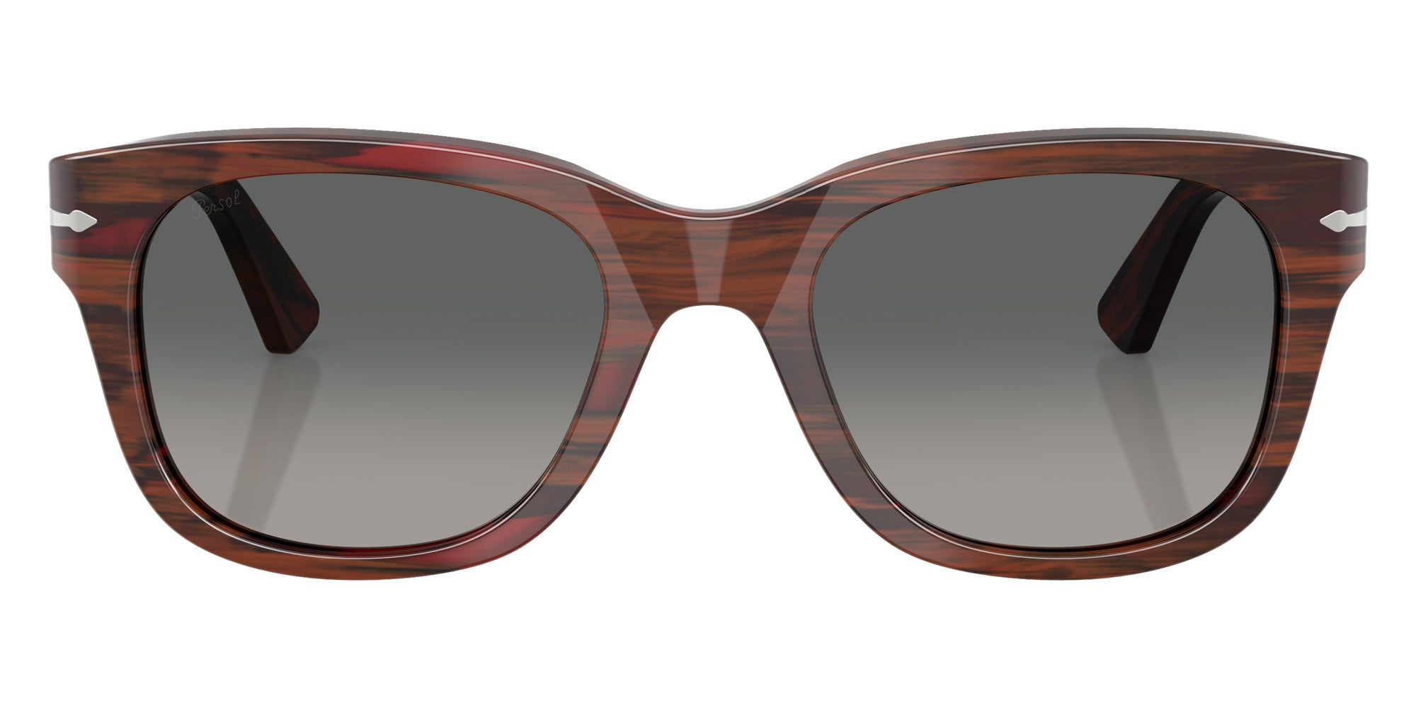 Persol PO3372S 122371 55 - Striped Burgundy / Gradient Gray #id:po3372s122371_s:100100