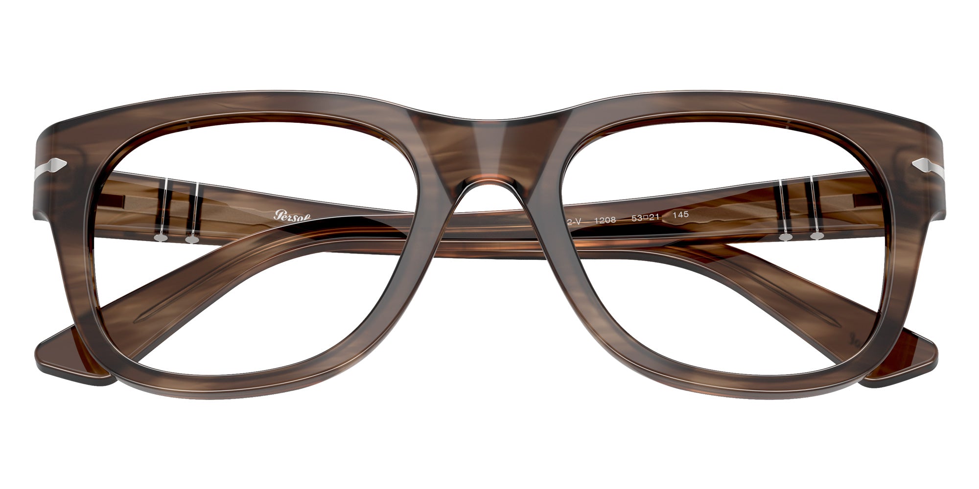 Persol PO3372V 1208 53 - Striped Brown #id:po3372v1208_s:100125