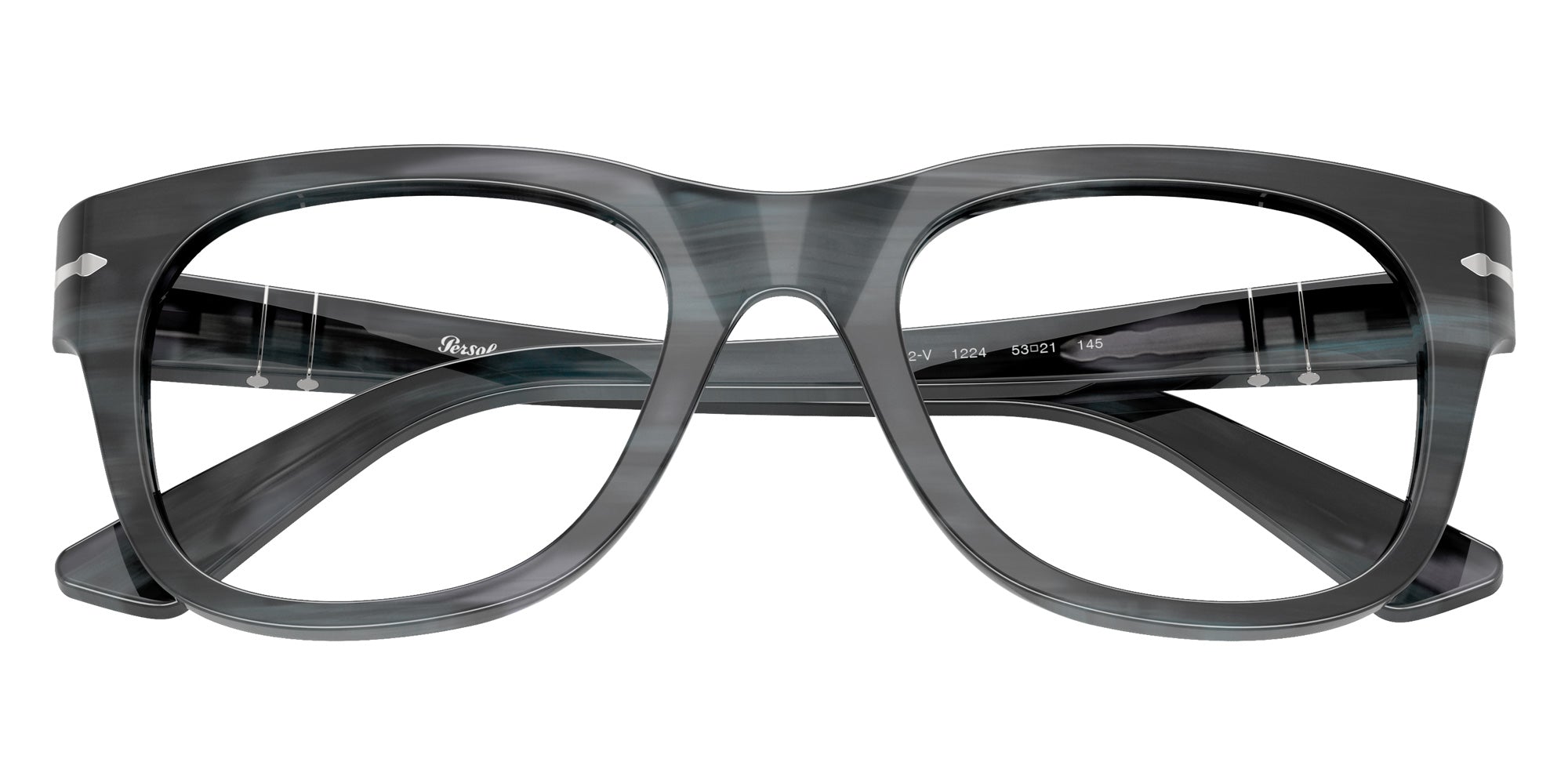 Persol PO3372V 1224 51 - Striped Gray #id:po3372v1224_s:102125