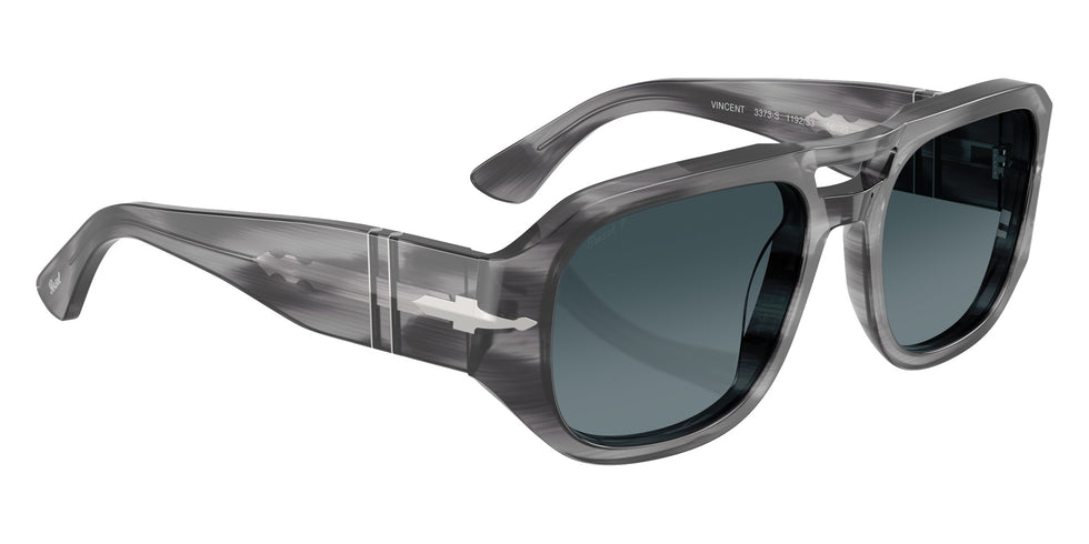 Persol PO3373S - Vincent 1192S3 53 - Striped Gray / Light Blue Gradient Dark Blue Polarized #id:po3373s1192s3_s:100120