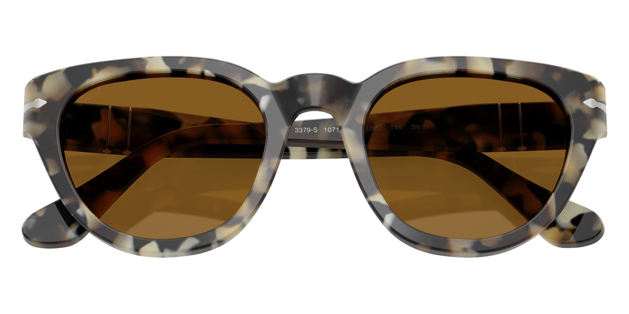 Persol PO3379S 107133 51 - Brown Tortoise / Brown #id:po3379s107133_s:102125