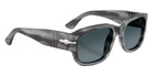 Persol PO3380S 1192S3 55 - Striped Gray / Light Blue Gradient Dark Blue Polarized #id:po3380s1192s3_s:104120