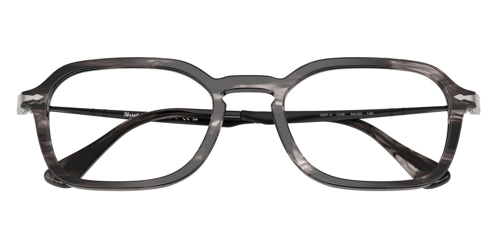 Persol PO3381V 1238 54 - Striped Black & Gray #id:po3381v1238_s:100125
