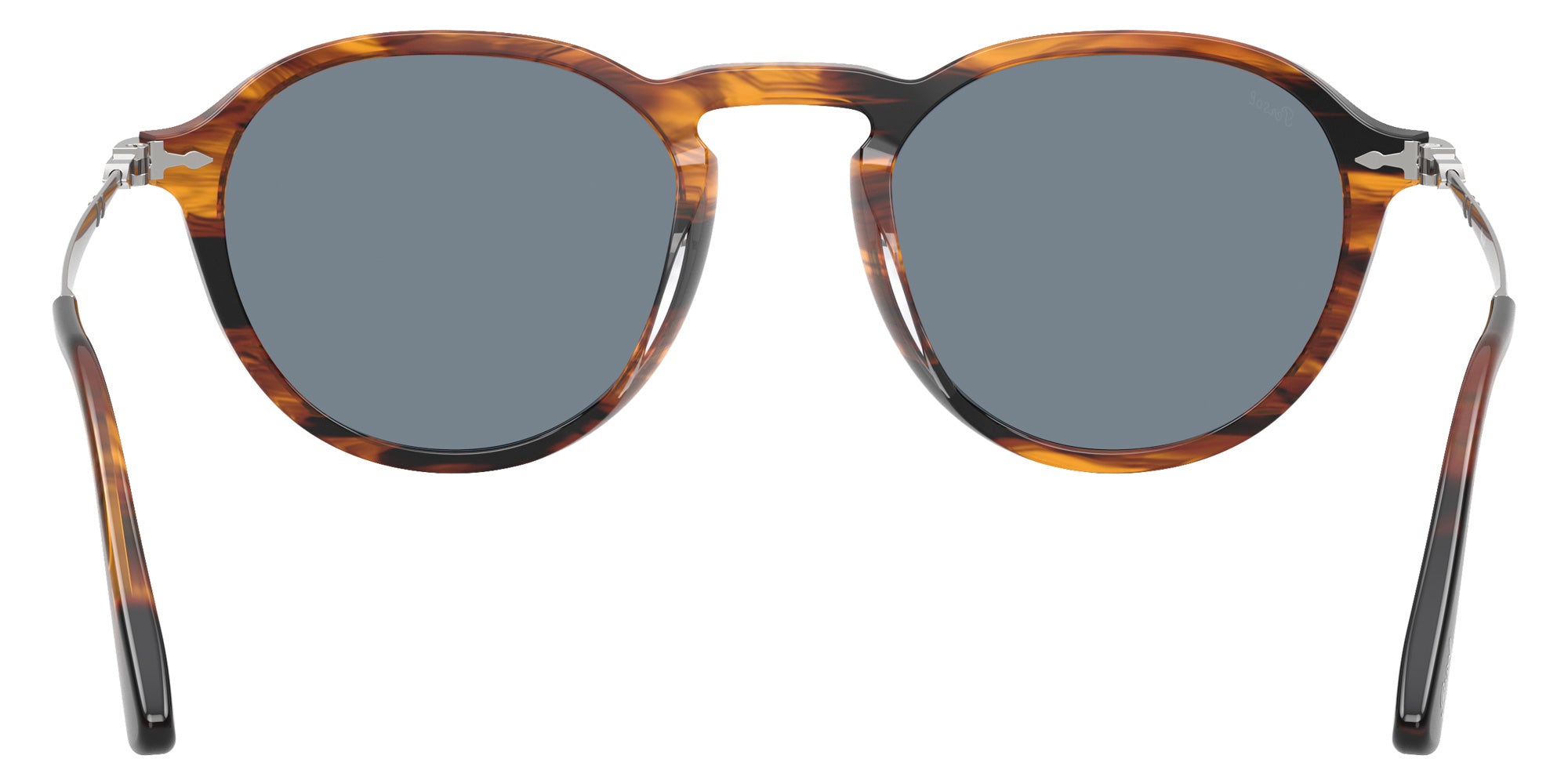 Persol PO3383S 123556 51 - Striped Black & Brown / Light Blue #id:po3383s123556_s:100115