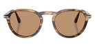 Persol PO3383S 123653 54 - Striped Black & Greish Brown / Brown #id:po3383s123653_s:102100