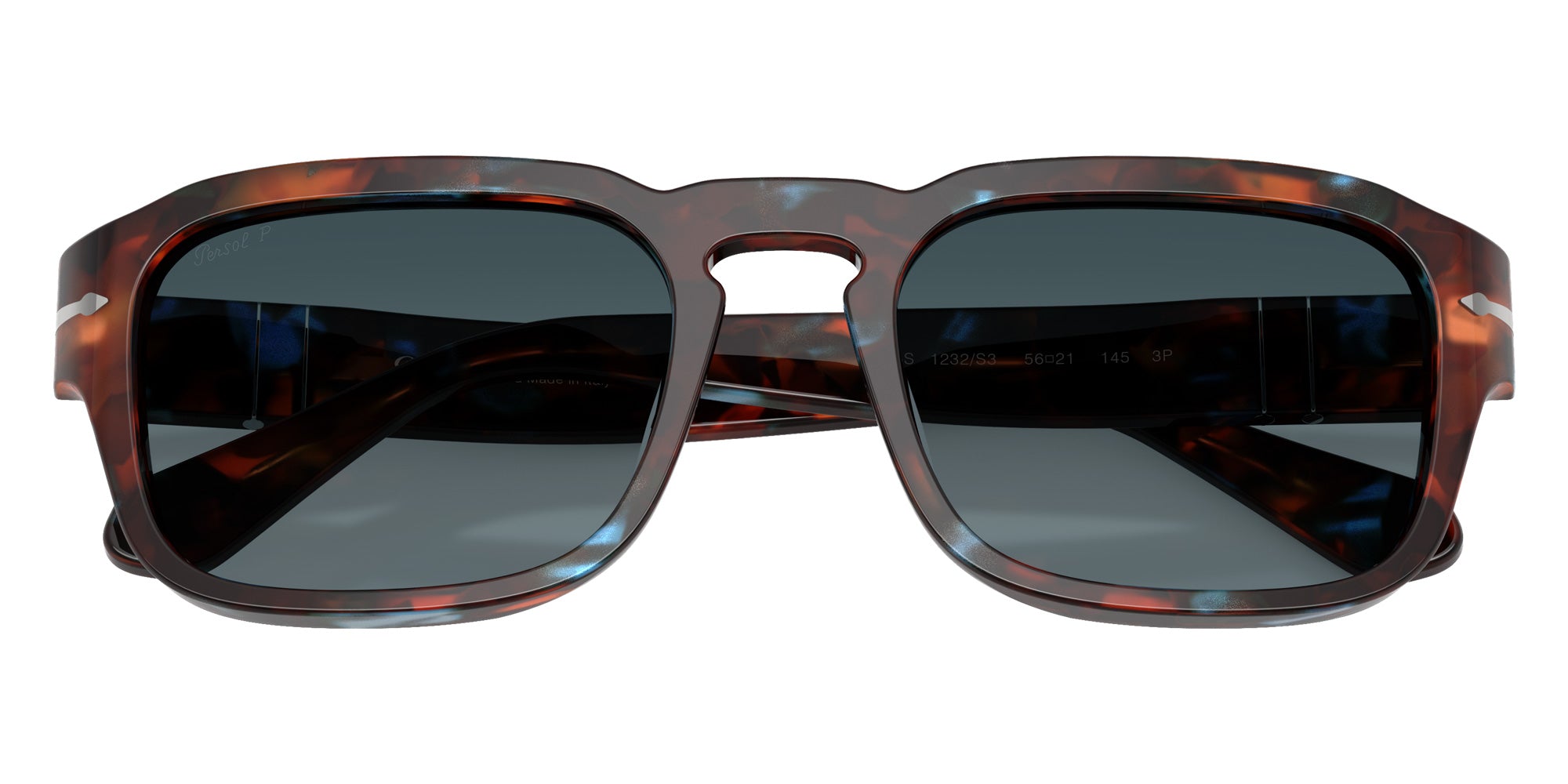Persol PO3386S 1232S3 56 - Tortoise Brown & Pearl Blue / Polarized Gradient Blue #id:po3386s1232s3_s:100125