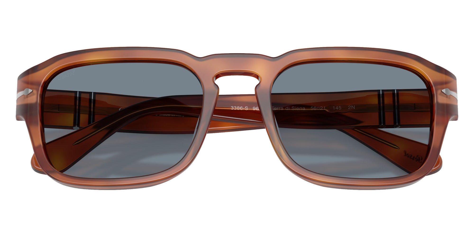 Persol PO3386S 96/56 56 - Terra Di Siena / Light Blue #id:po3386s9656_s:102125