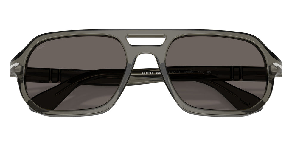 Persol PO3393S - Guido 1103B1 56 - Transparent Gray #id:po3393s1103b1_s:100125