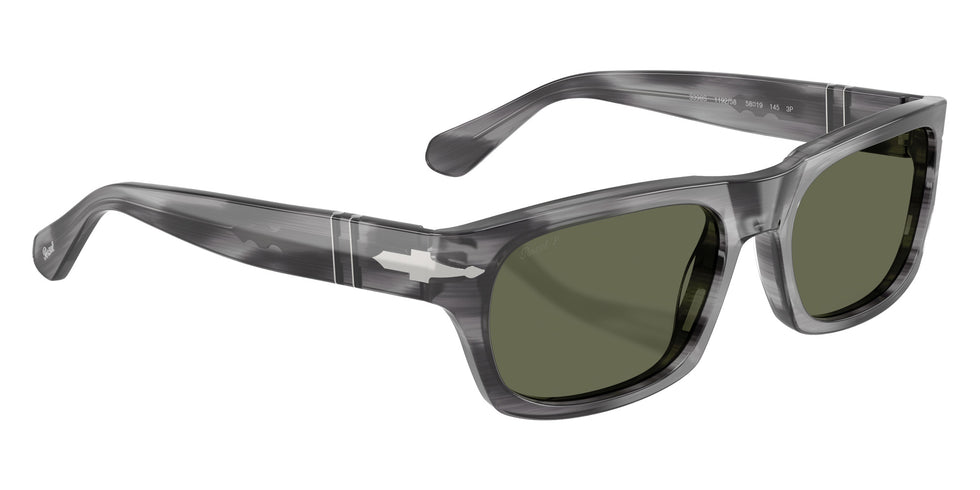 Persol PO3398S 119258 55 - Striped Gray #id:po3398s119258_s:100120