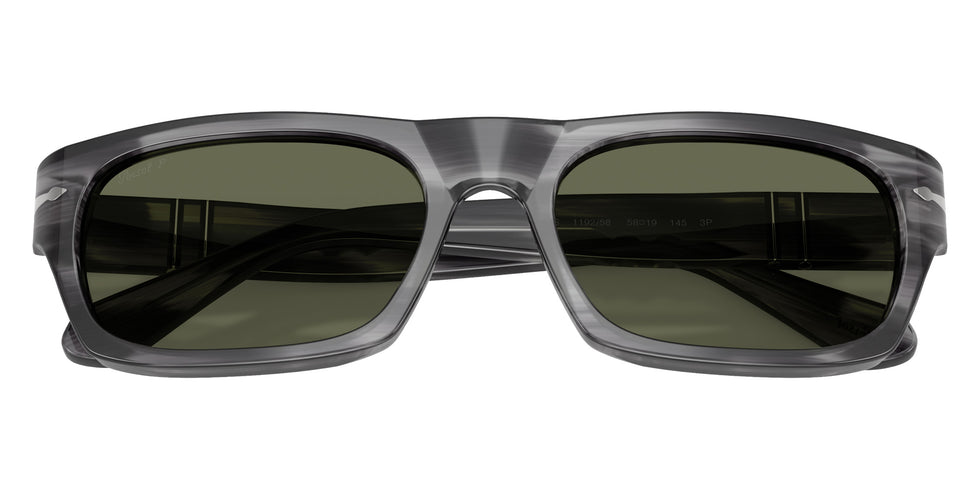 Persol PO3398S 119258 55 - Striped Gray #id:po3398s119258_s:100125