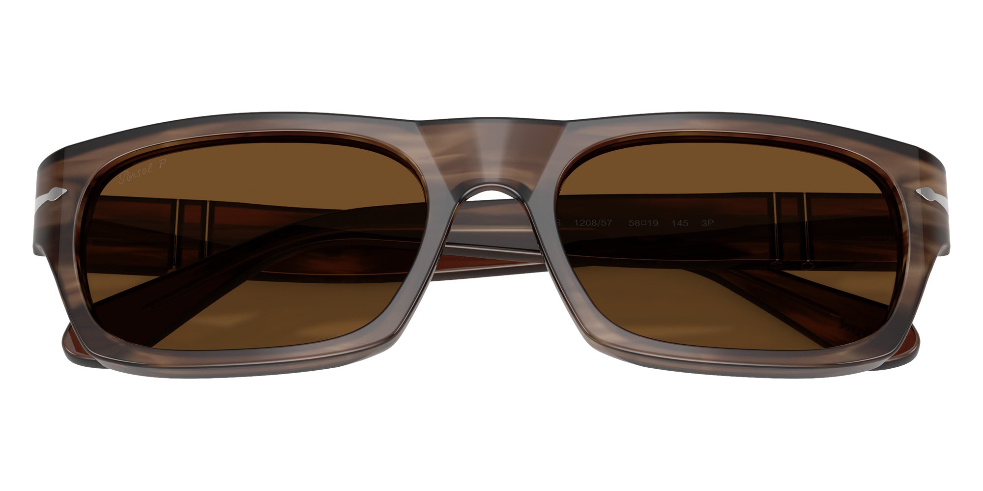 Persol PO3398S 120857 55 - Striped Brown #id:po3398s120857_s:104125