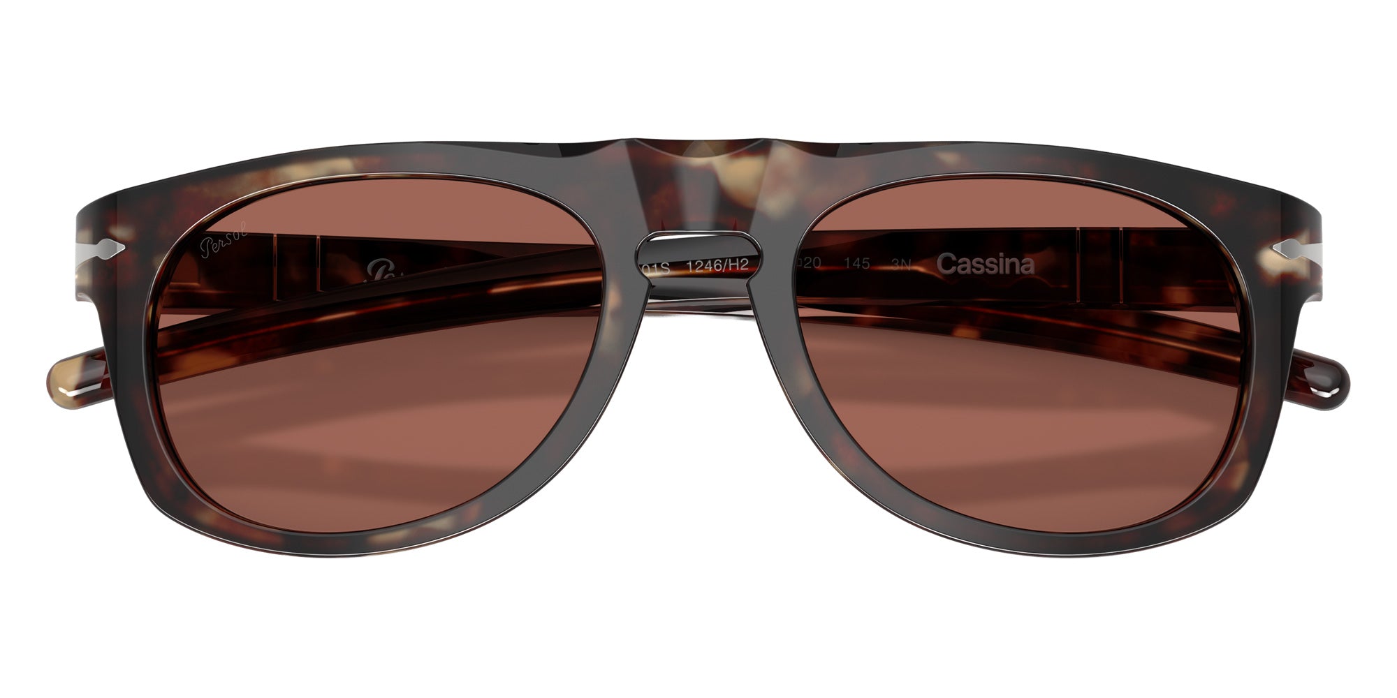Persol PO3401S - Persol & Cassina Collection 1246H2 53 - Light Havana / Terracotta Brown #id:po3401s1246h2_s:100125