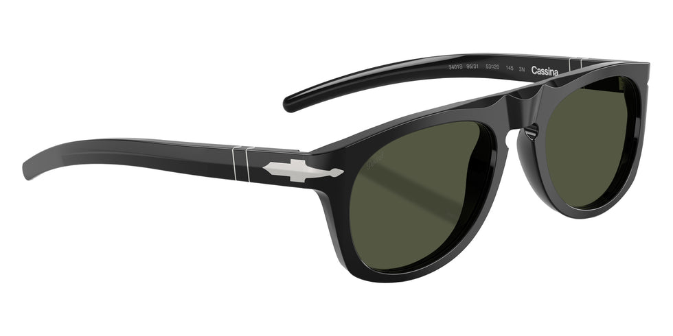 Persol PO3401S - Persol & Cassina Collection 95/31 53 - Black / Green #id:po3401s9531_s:102120