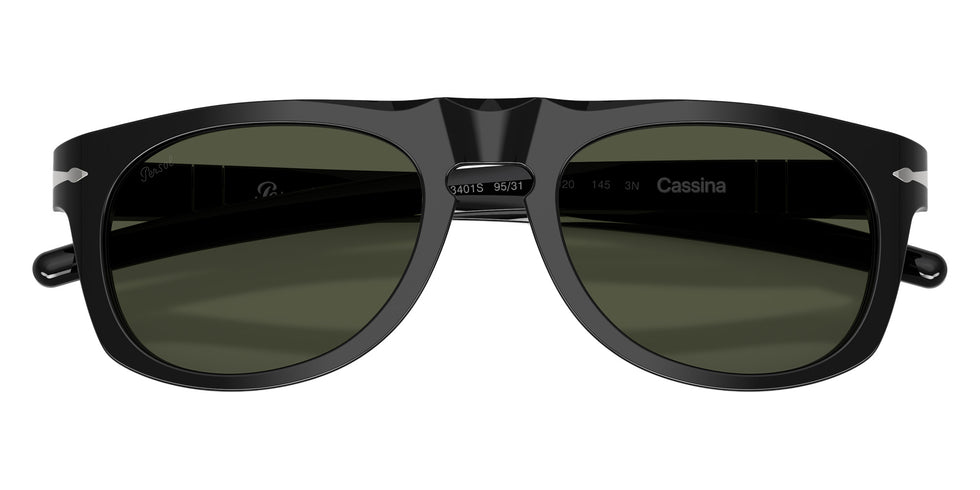 Persol PO3401S - Persol & Cassina Collection 95/31 53 - Black / Green #id:po3401s9531_s:102125